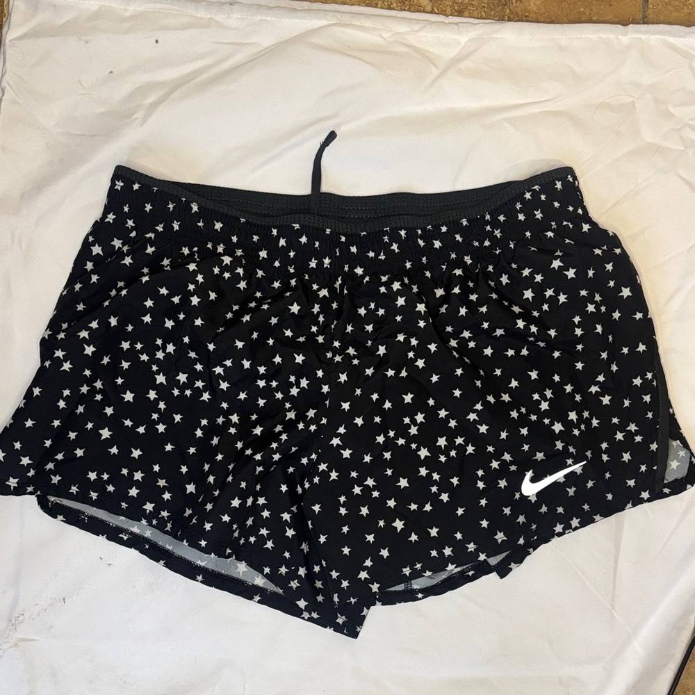 Nike Women's Black Star Athletic Shorts